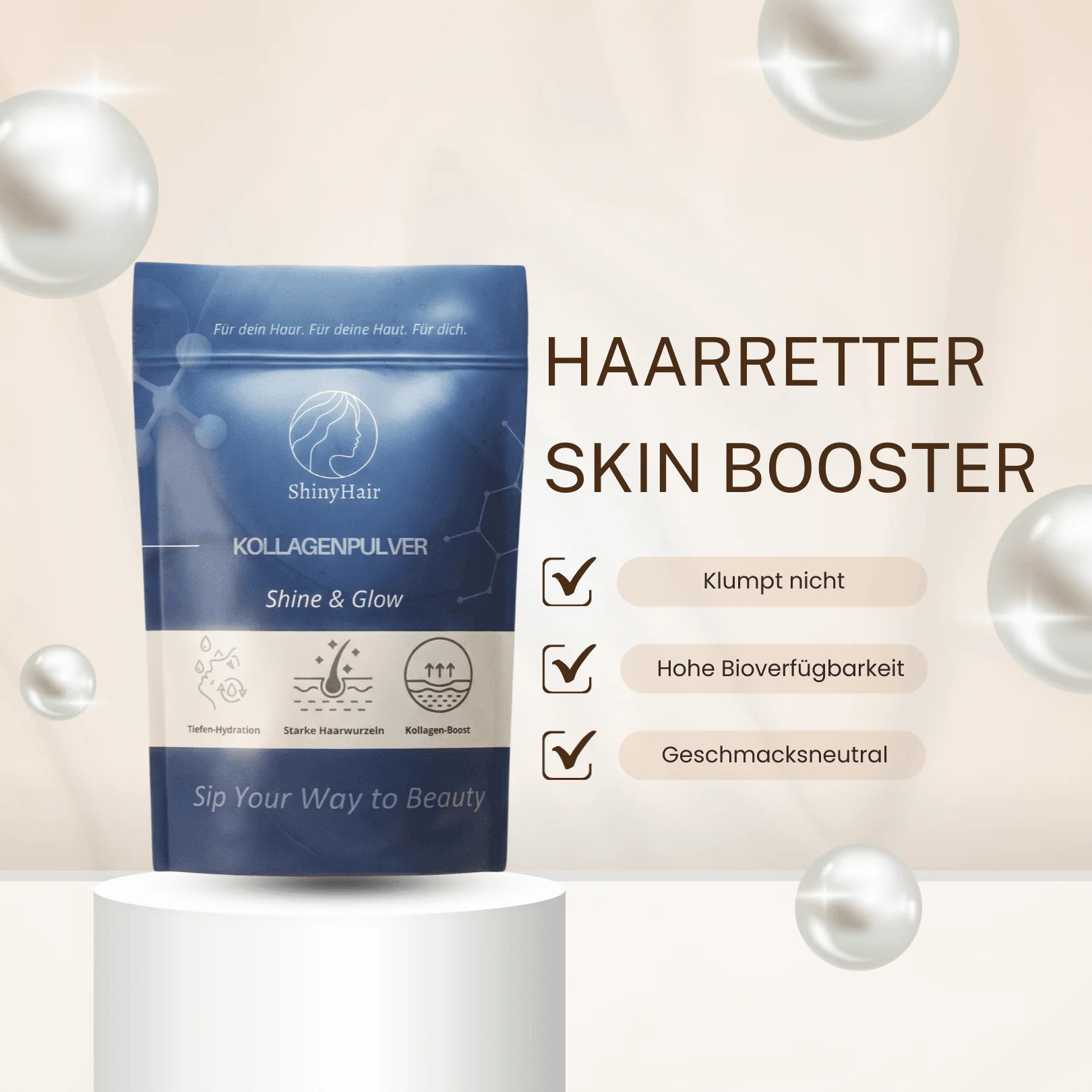 ShinyHair Premium Kollagenpulver - Image 4